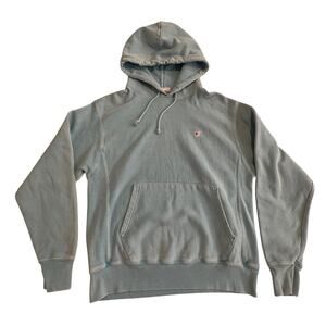 Champion Reverse Weave Light Blue Heavyweight Hooded Sweatshirt Medium